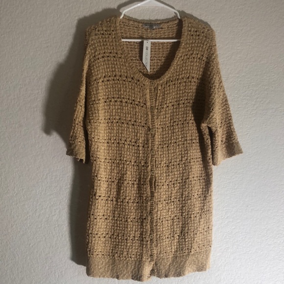 Tan Cardigan - Picture 1 of 7